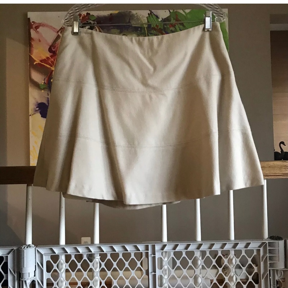 BODEN Skirt Tiered A-Line Wool Blend M 10P